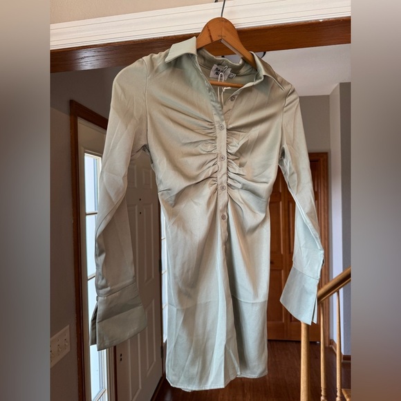 Princess Polly NWT Luka Mini Dress Green Women’s Size 2 Club Bodycon - Picture 5 of 12